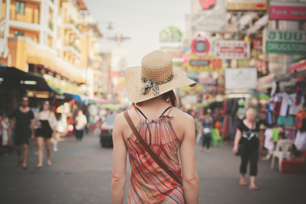 woman travelling