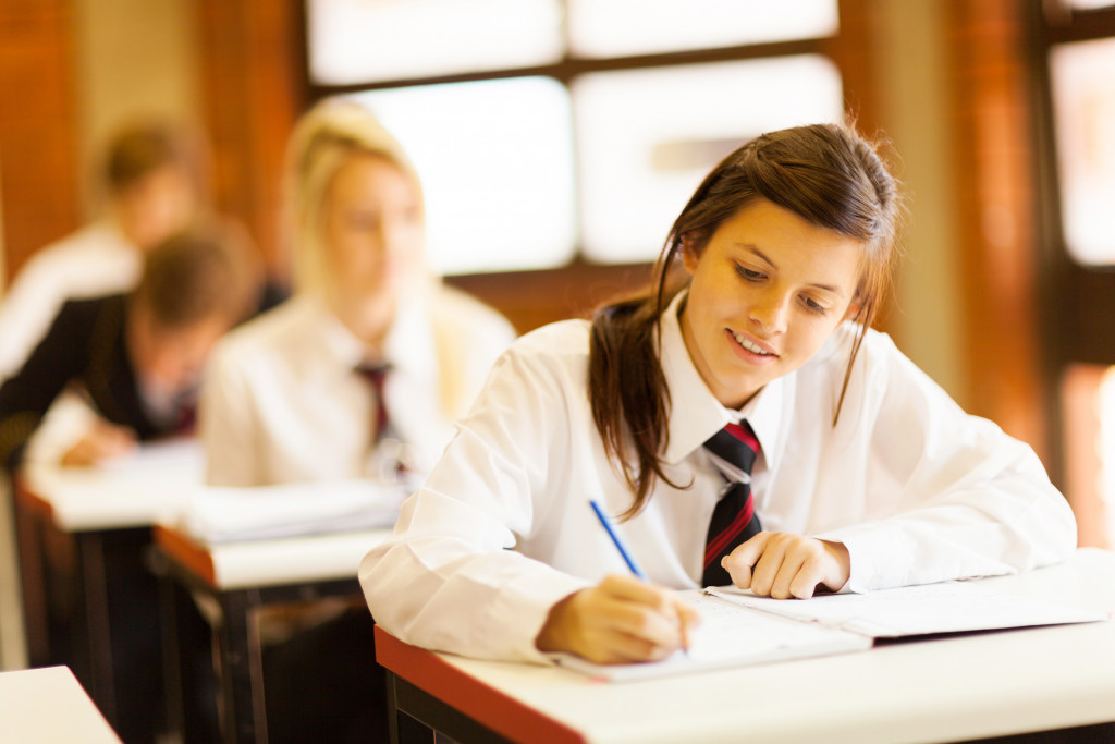 student inside a classroom